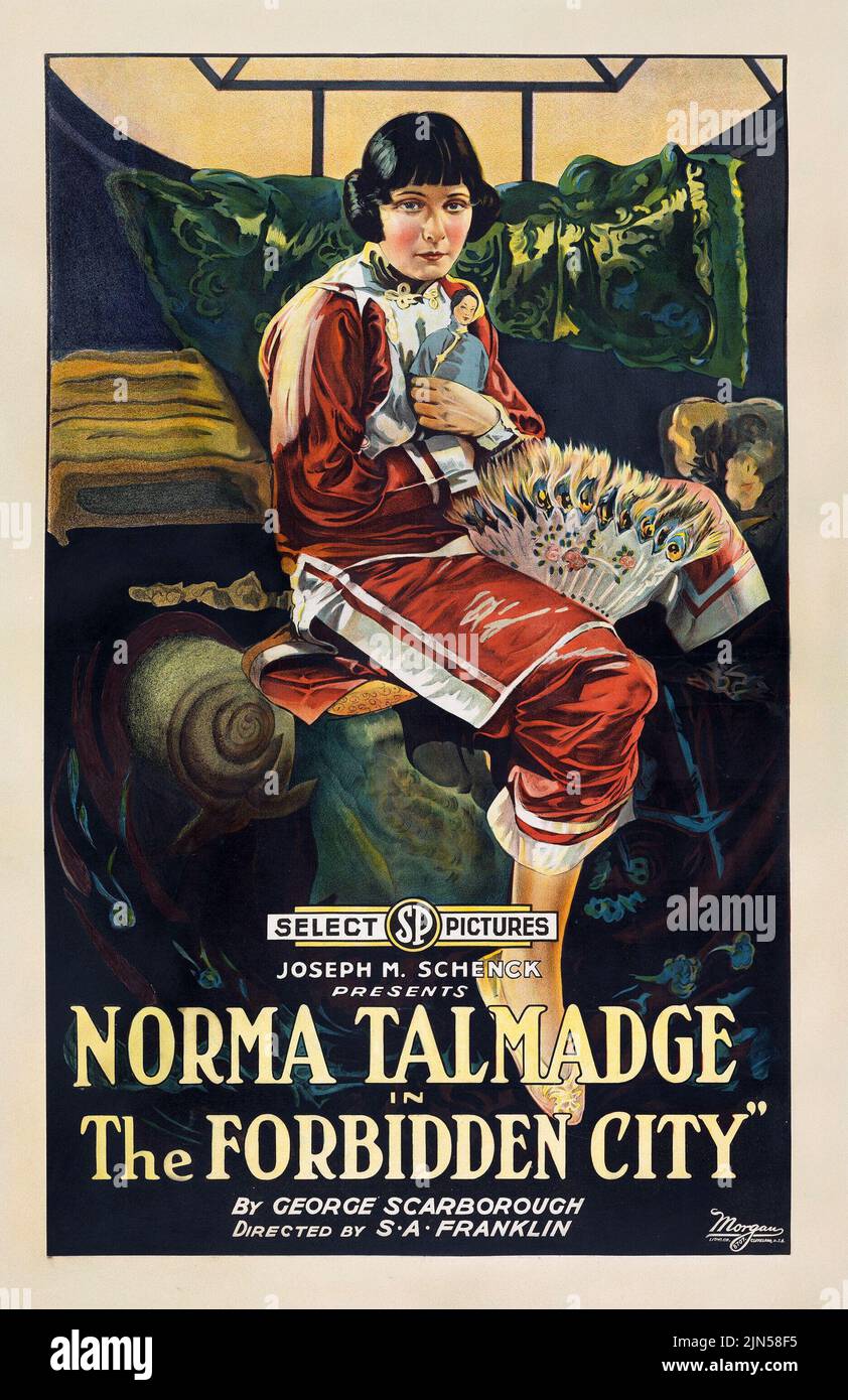 Norma Talmadge The Forbidden City (Select, 1918) Stock Photo