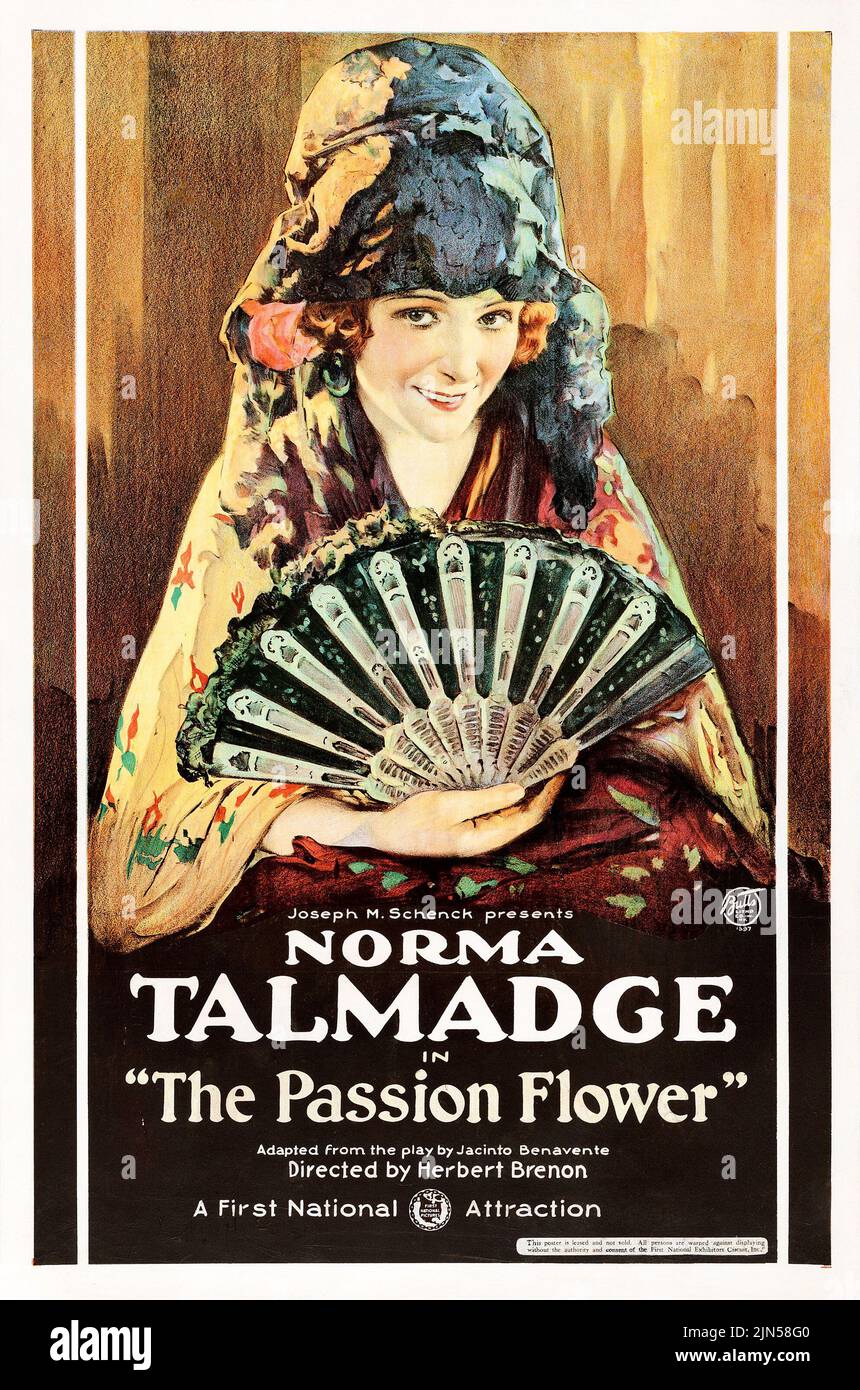 Norma Talmadge The Passion Flower (First National, 1921) - Norma Talmadge Stock Photo