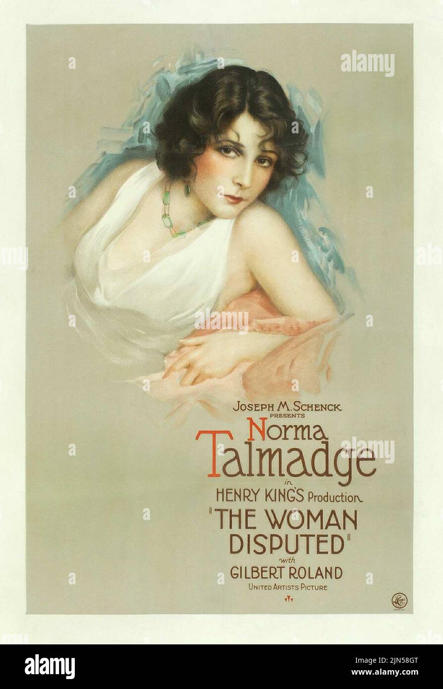 Woman Disputed, The (United Artists, 1928) feat Norma Talmadge Stock Photo