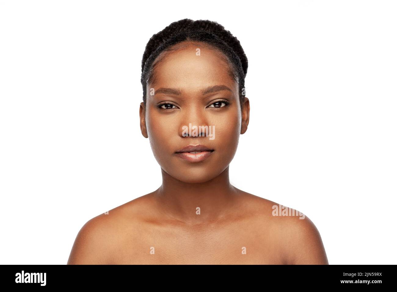 portrait of young african american woman Stock Photo - Alamy