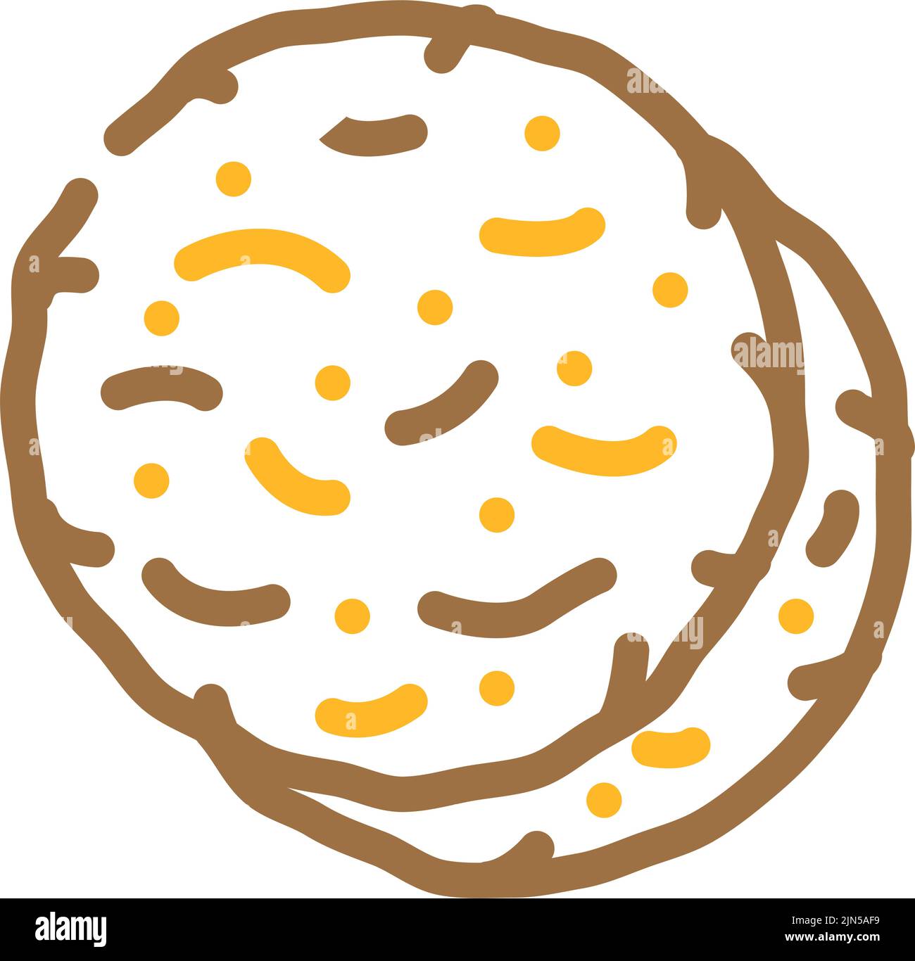 pumpkin cookies color icon vector illustration Stock Vector Image & Art ...
