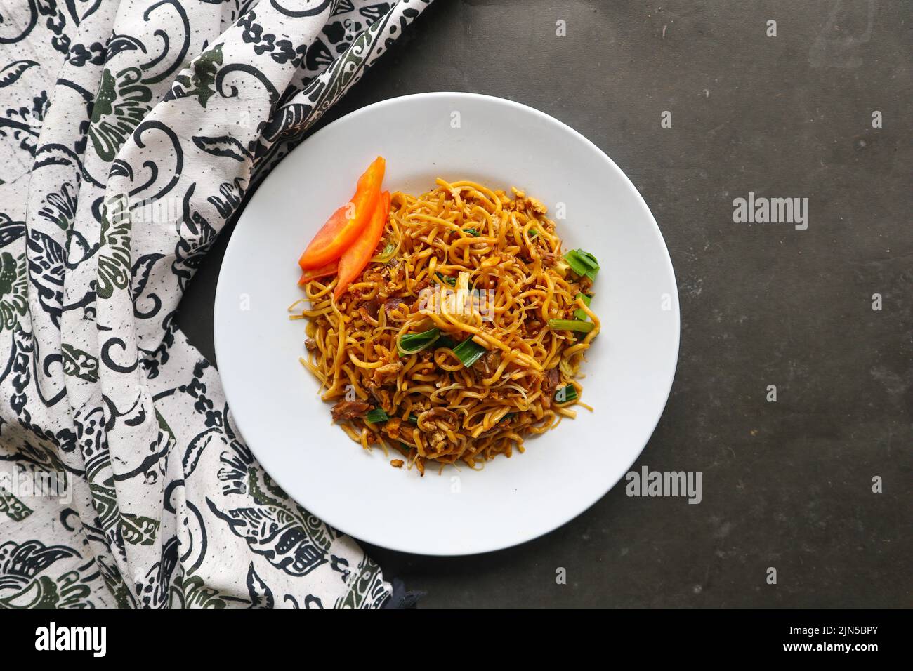 "yakisoba is traditional stir fried noodle japan, made from noodles