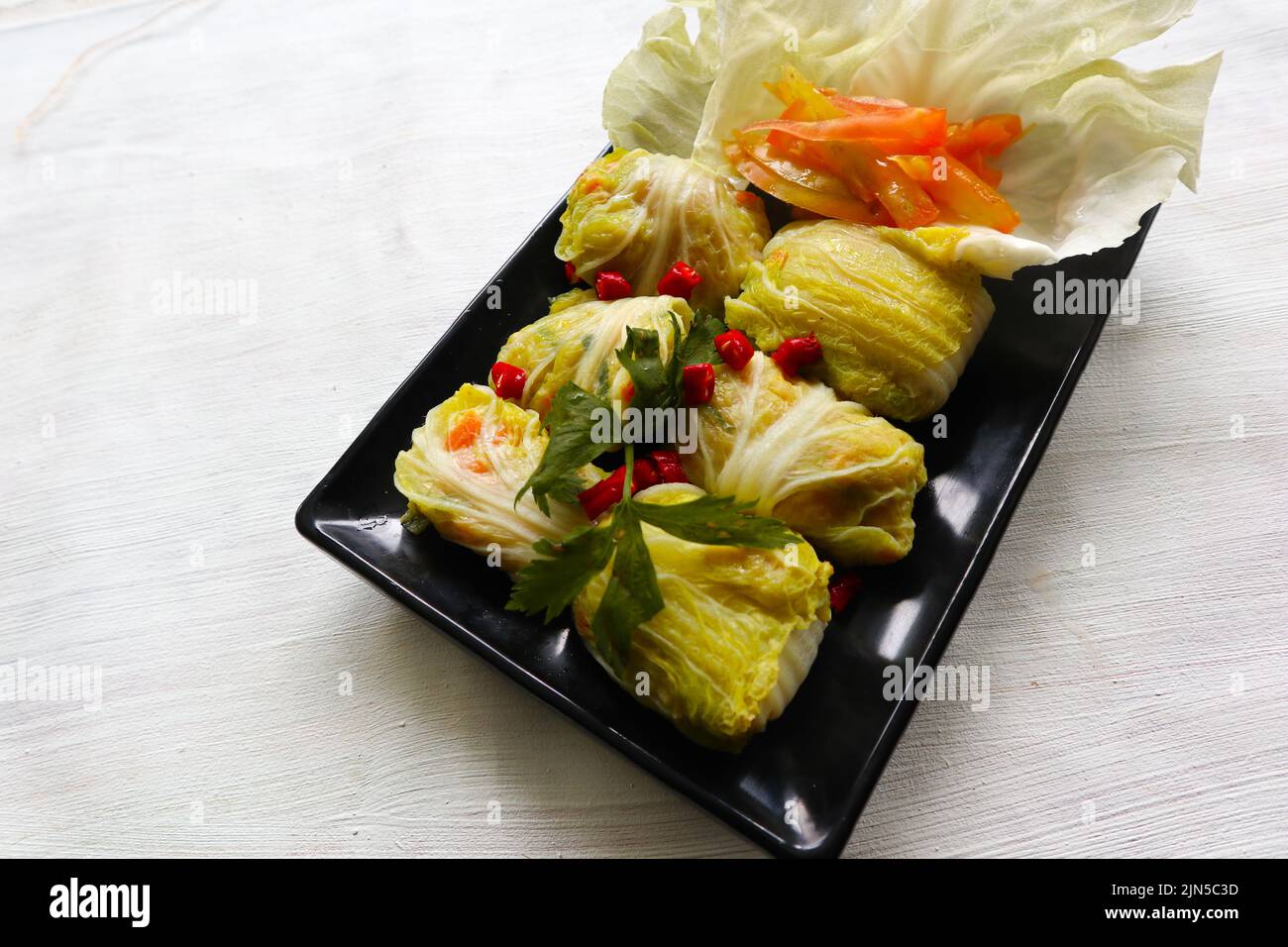 "cabbage rolls stuffed meat or kol gulung, kelem dolmasi, sarma Cabbage