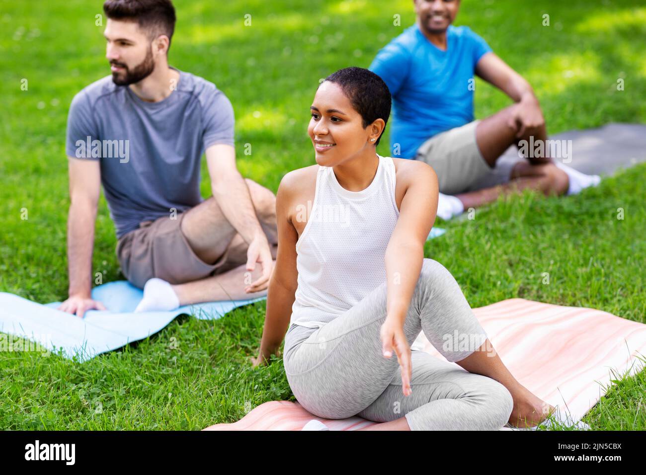 https://c8.alamy.com/comp/2JN5CBX/group-of-people-doing-yoga-at-summer-park-2JN5CBX.jpg