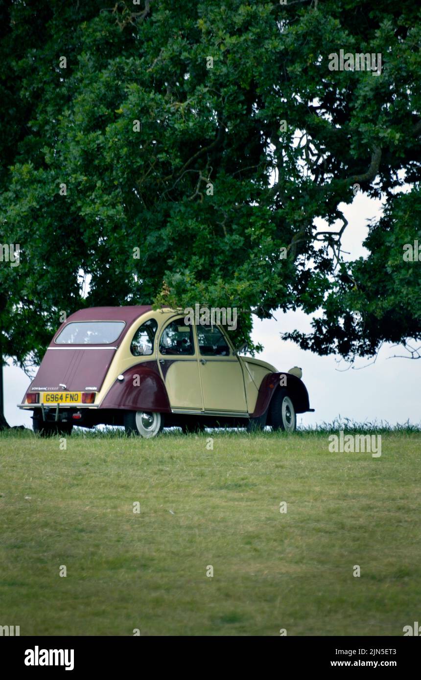 citroen 2CV vintage car Stock Photo