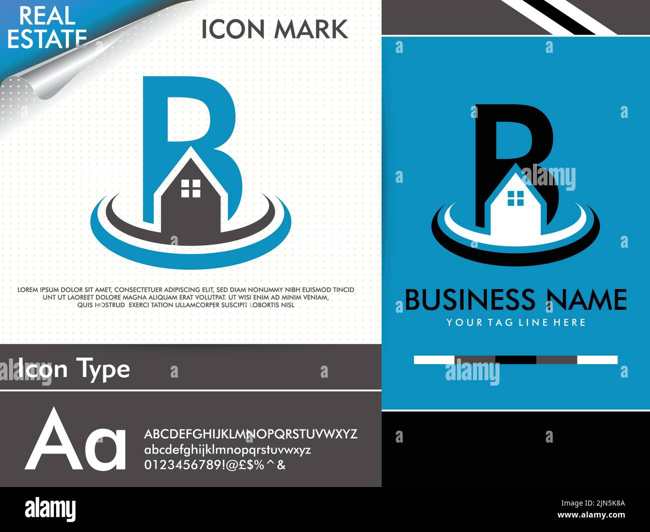 Abstract creative letter B and simple minimalist real estate logo Stock Vector Image & Art Alamy