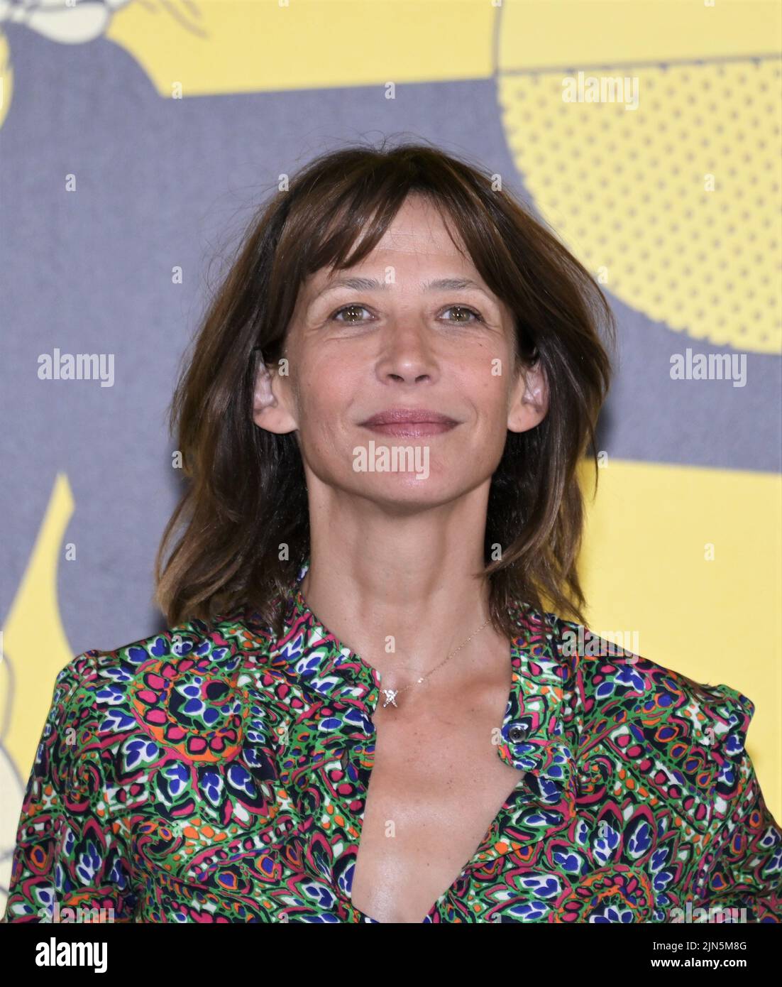 Locarno, Switzerland. 09th Aug, 2022. Locarno, Swiss Locarno Film Festival 2022 UNE FEMME DE NOTRE TEMPS film In the photo: Sophie Marceaue actress dress Vanessa Seward Credit: Independent Photo Agency/Alamy Live News Stock Photo
