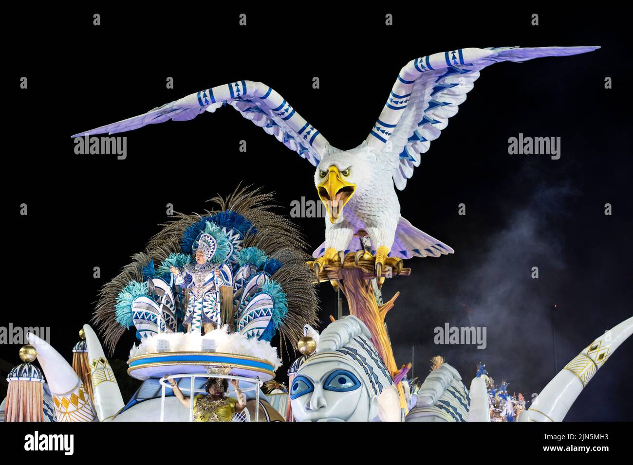 Rio, Brazil - april 22, 2022: Samba School Portela in the Rio Carnival ...