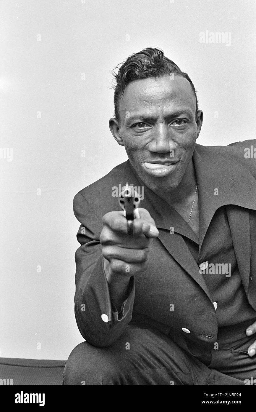 LEE DORSEY (1924-1986) US singer at London's Saville Theatre, 5 March 1967, when his tour was supported by Pink Floyd. Stock Photo