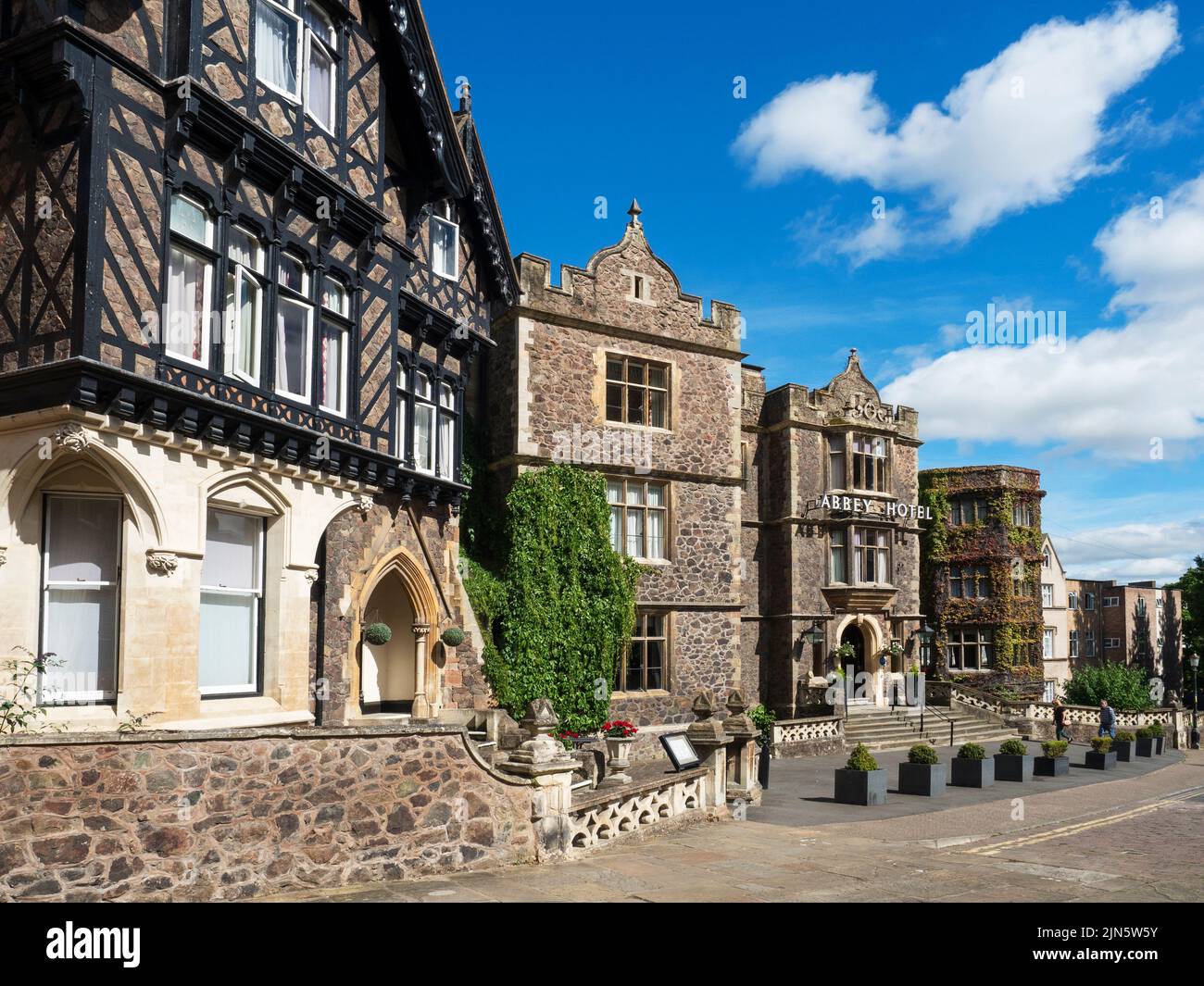 The Abbey Hotel listed building on Abbey Road in Great Malvern Worcestershire England Stock Photo