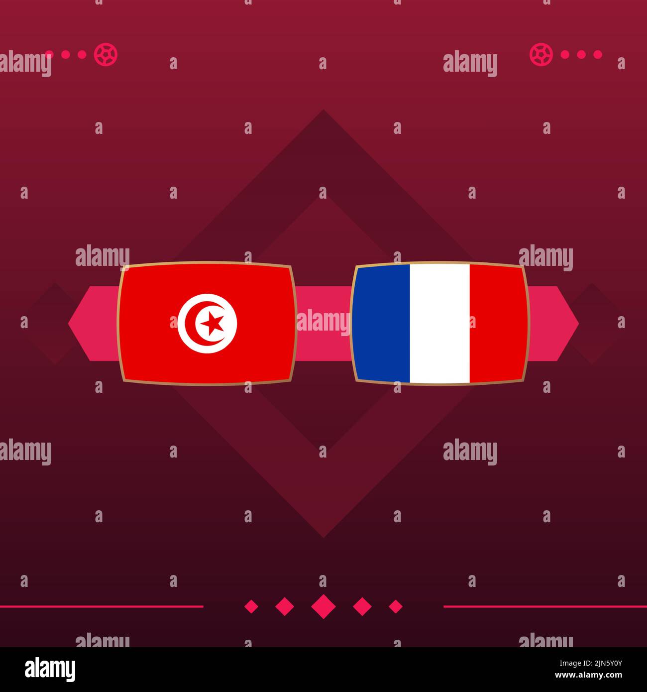 Australia vs france denmark Tunisia match Vector Design 13812483