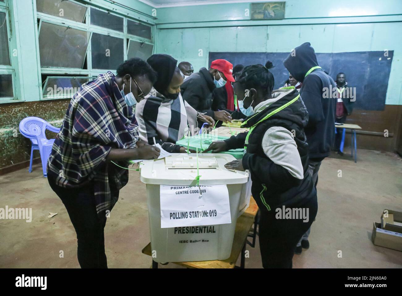 Independent Electoral and Boundaries Commission (IEBC) seal ballot