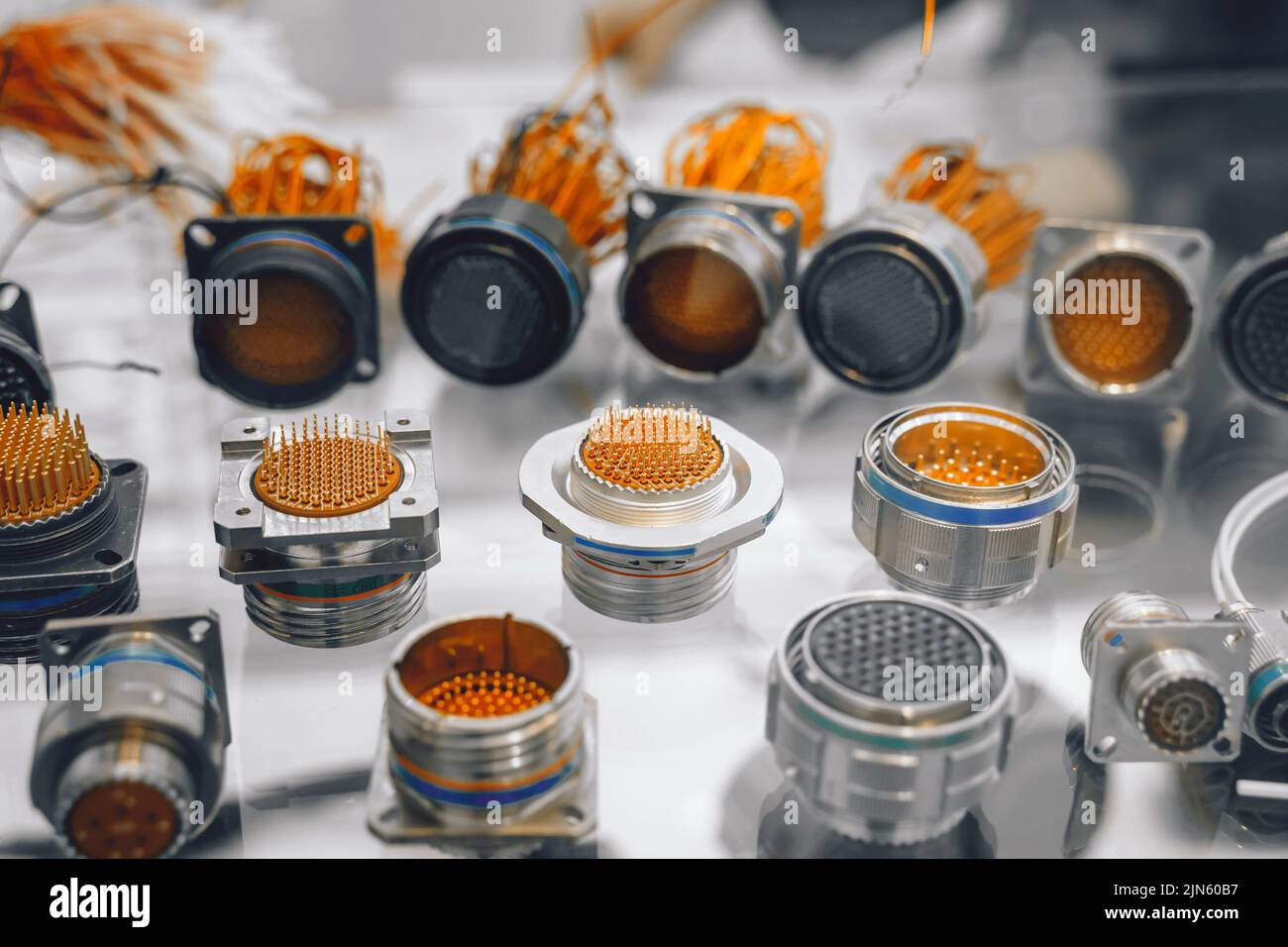 Cylindrical lowfrequency connectors. Attenuator and connector adapter