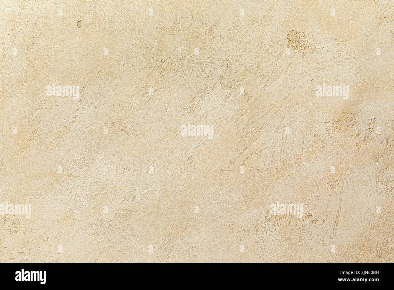 Sand color beige seamless stone texture. Plaster background Stock Photo