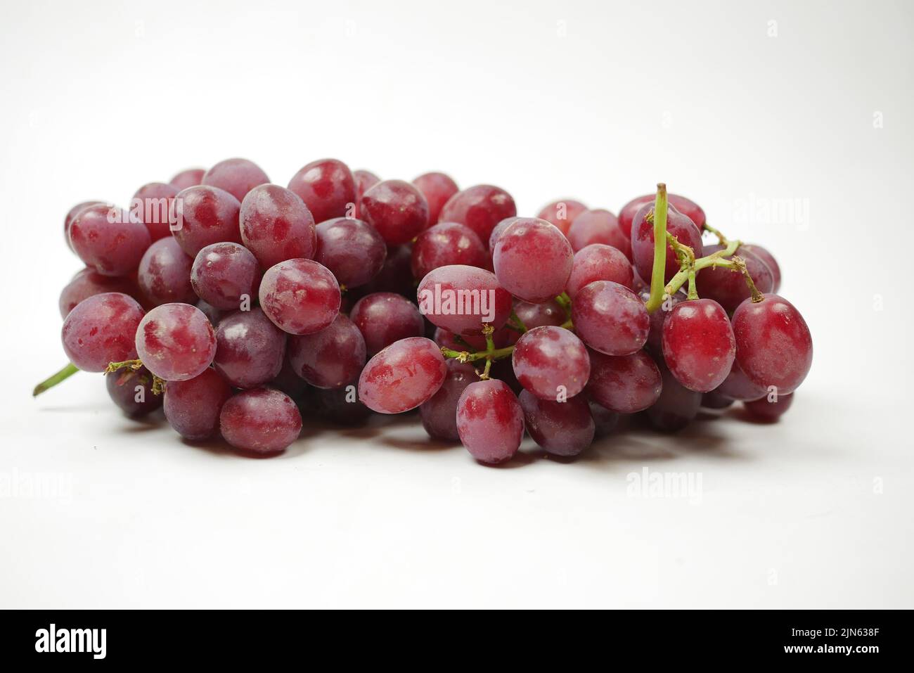 fresh grape fruits isolated on white  Stock Photo