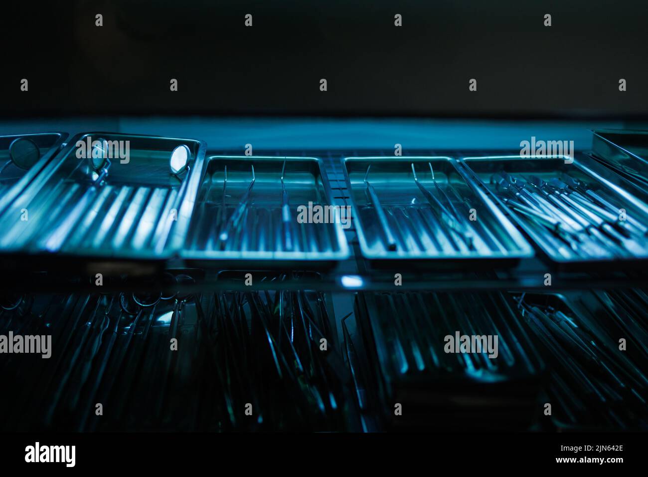 Many dental instruments that are sterilized in autoclave under the high