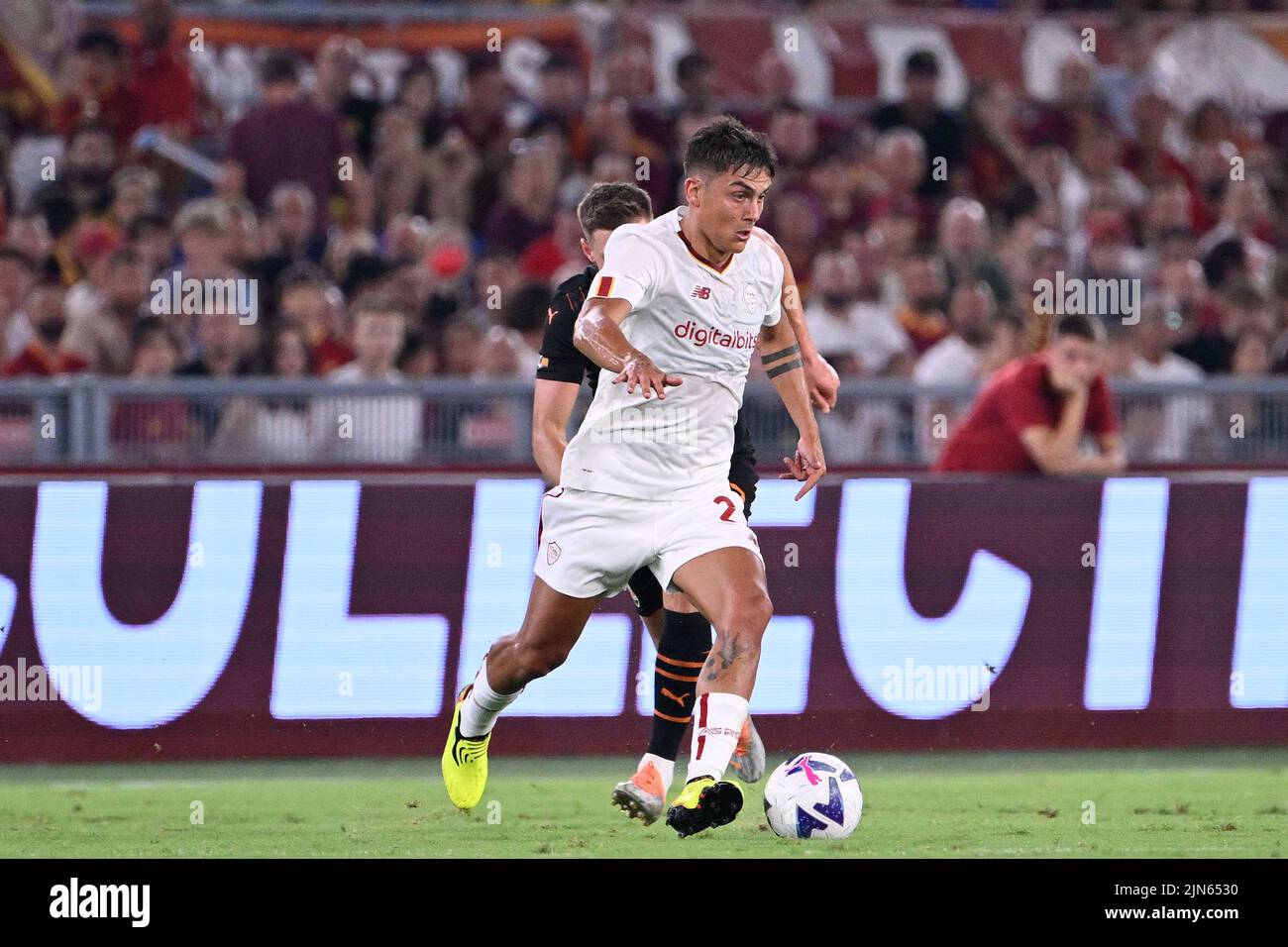 Rome, Italy. 07th Aug, 2022. Paulo Dybala (AS Roma) during the Pre-Season Friendly 2022/2023 match between AS Roma vs Shakhtar Donetsk at the Olimpic Stadium in Rome on 07 August 2022. Credit: Independent Photo Agency/Alamy Live News Stock Photo