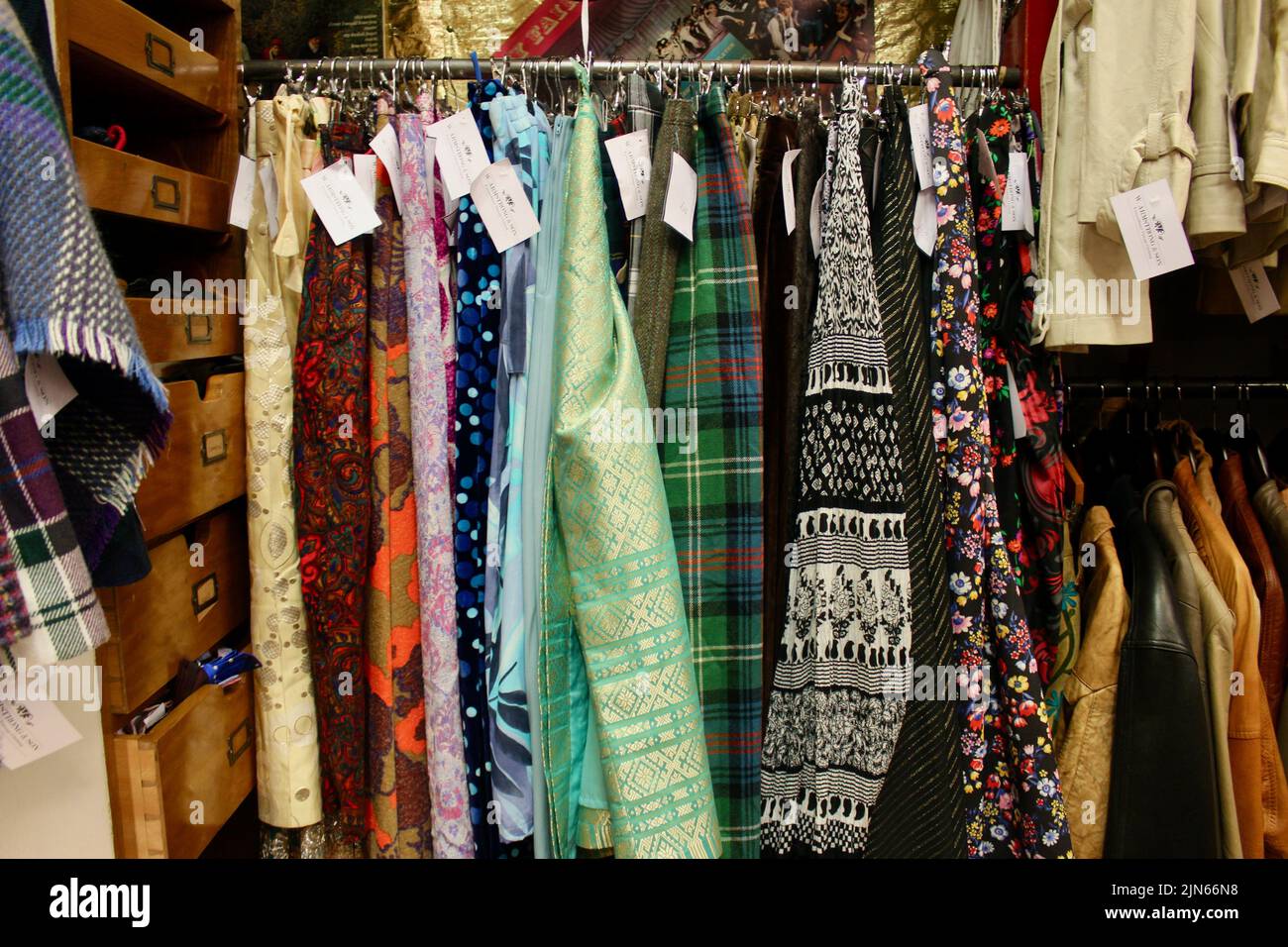 armstrong and son vintage clothing shop edinburgh royal mile scotland