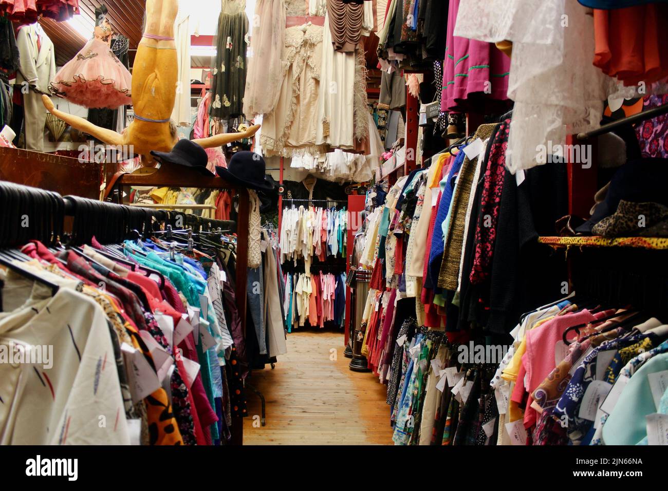 armstrong and son vintage clothing shop edinburgh royal mile scotland in summer 2022 UK Stock