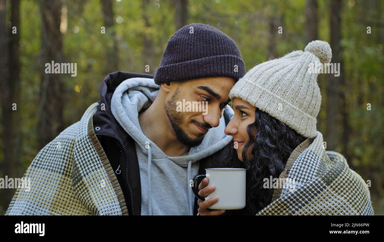 Cute couple hugging on date hi-res stock photography and images - Alamy