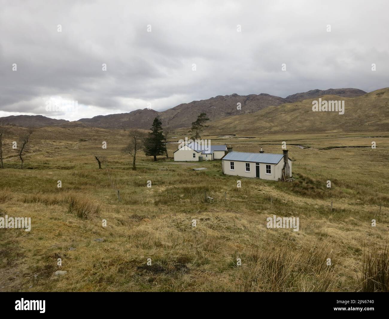 The Cape Wrath trail. Scottish Highlands. West coast of Scotland. UK