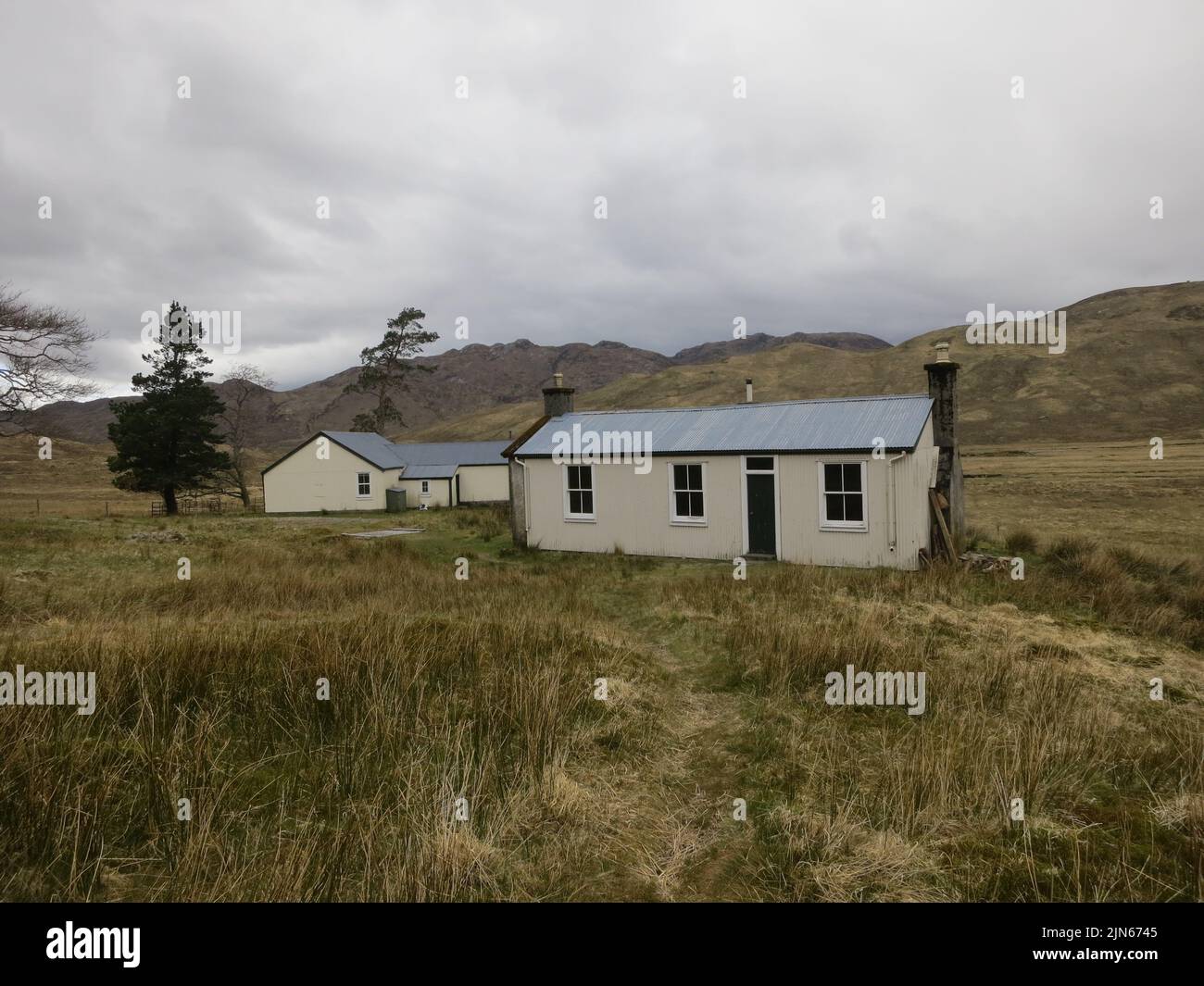 The Cape Wrath trail. Scottish Highlands. West coast of Scotland. UK