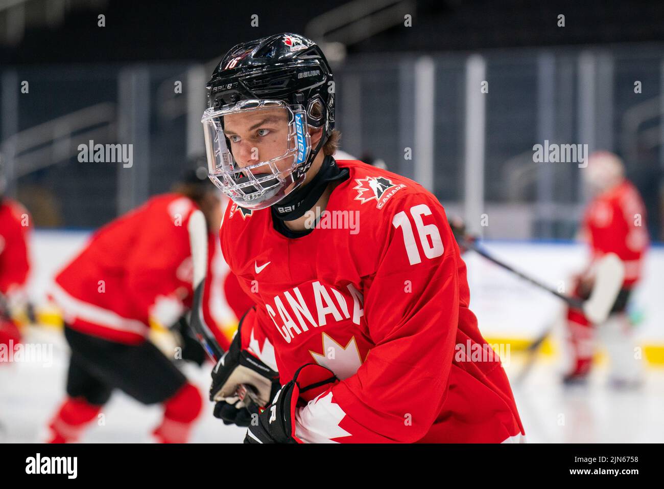 Connor Bedard Canada World Juniors Poster/canvas Print -  Sweden