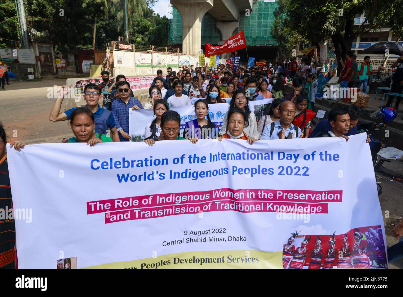 Dhaka, Bangladesh, August 9, 2022. Members of Bangladesh's ethnic