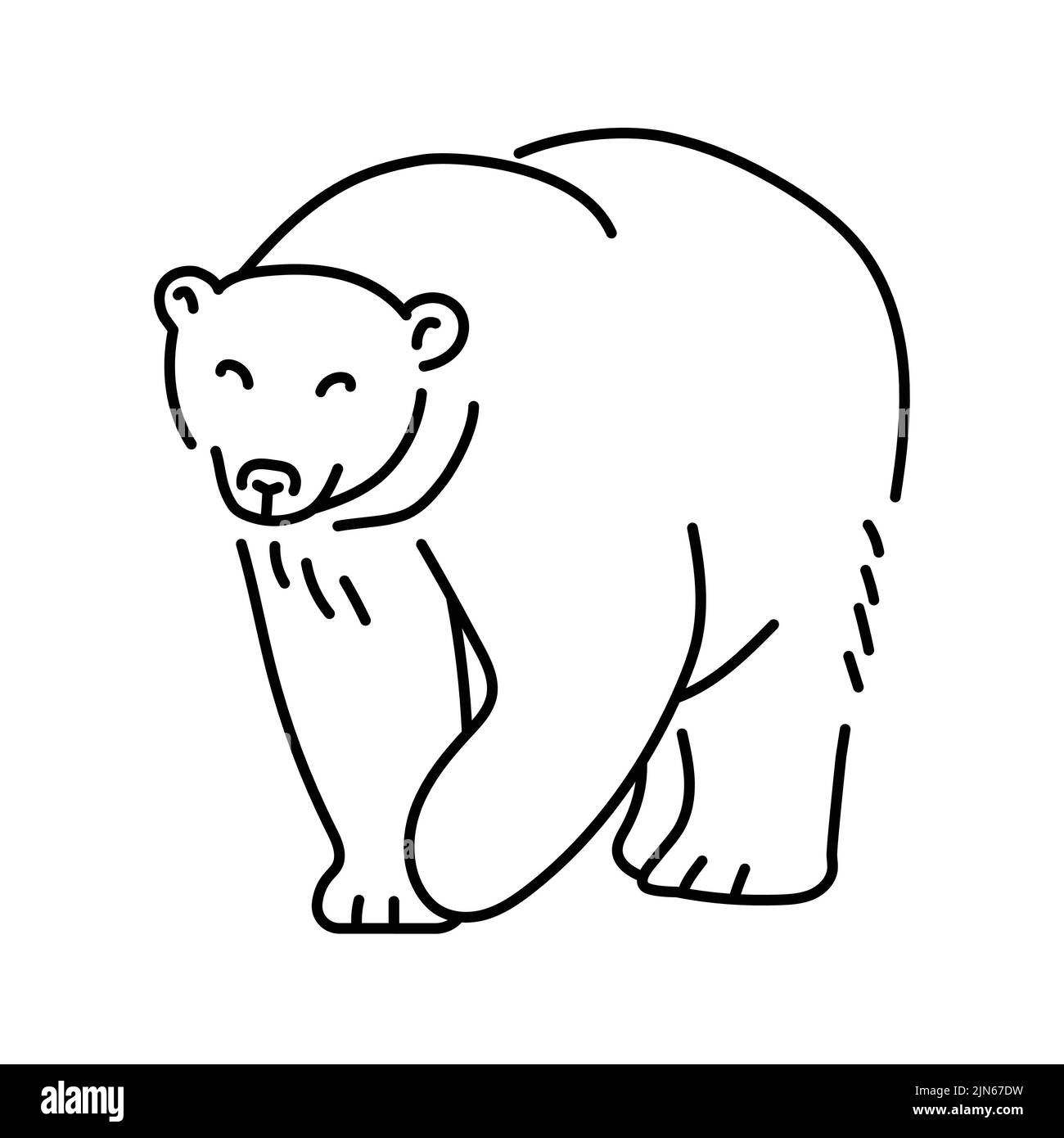 Polar bear color line illustration. Marine mammals Stock Vector Image & Art - Alamy Polar bear color line illustration. Marine mammals Stock Vector Image & Art - Alamy