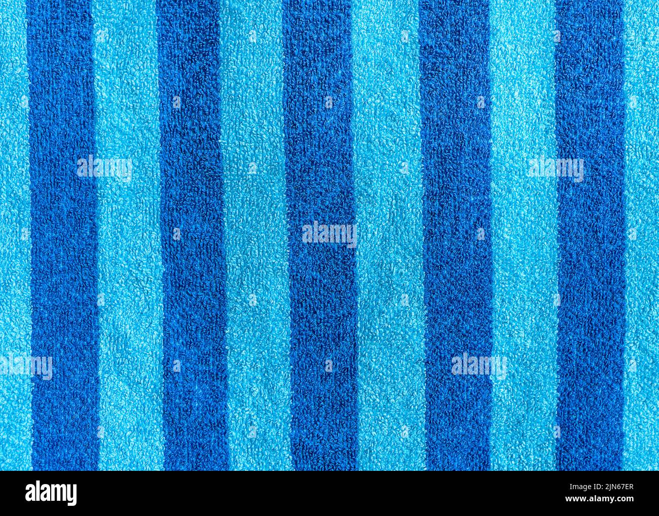 blue towel texture, abstract background Stock Photo
