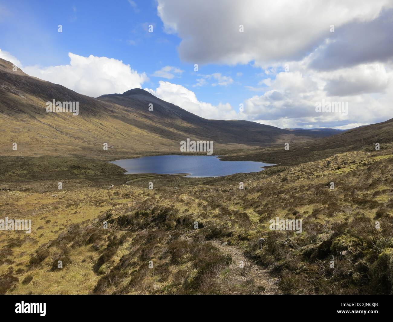 The Cape Wrath trail. Scottish Highlands. West coast of Scotland. UK Stock Photo Alamy