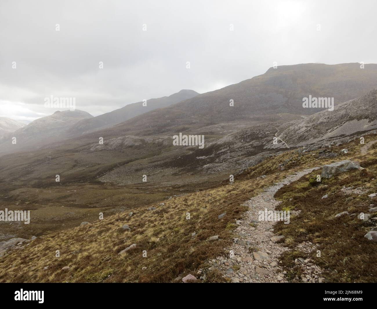 The Cape Wrath trail. Scottish Highlands. West coast of Scotland. UK Stock Photo Alamy
