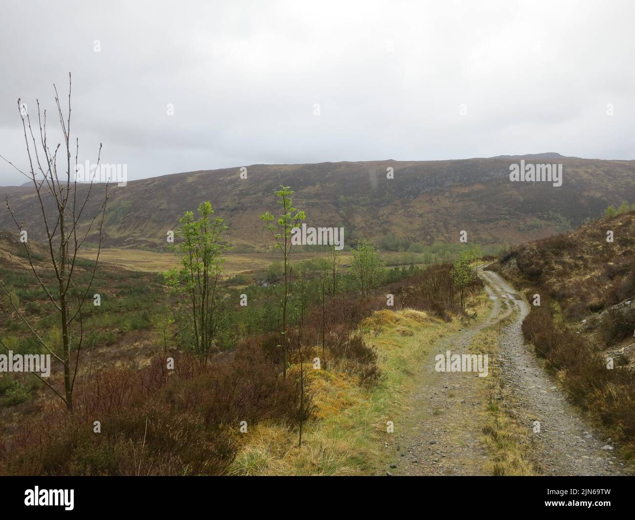 The Cape Wrath trail. Scottish Highlands. West coast of Scotland. UK Stock Photo Alamy