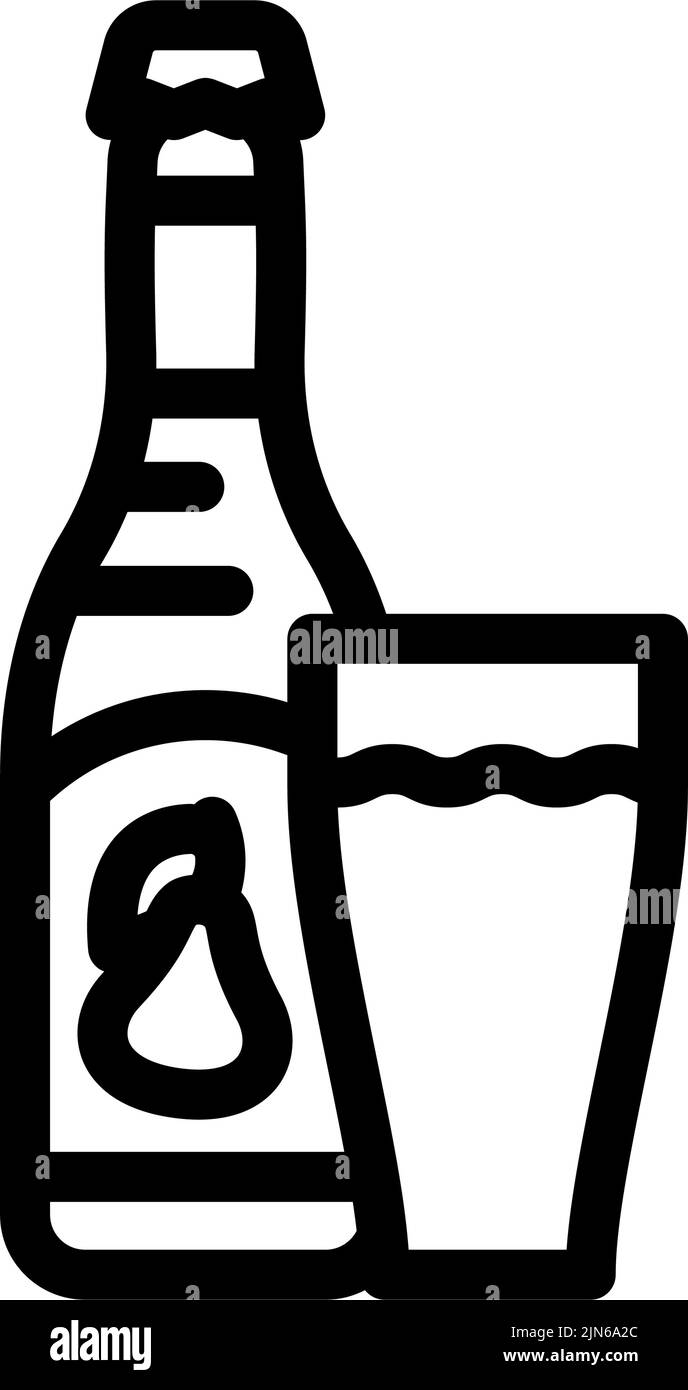 pear cider line icon vector illustration Stock Vector Image & Art - Alamy