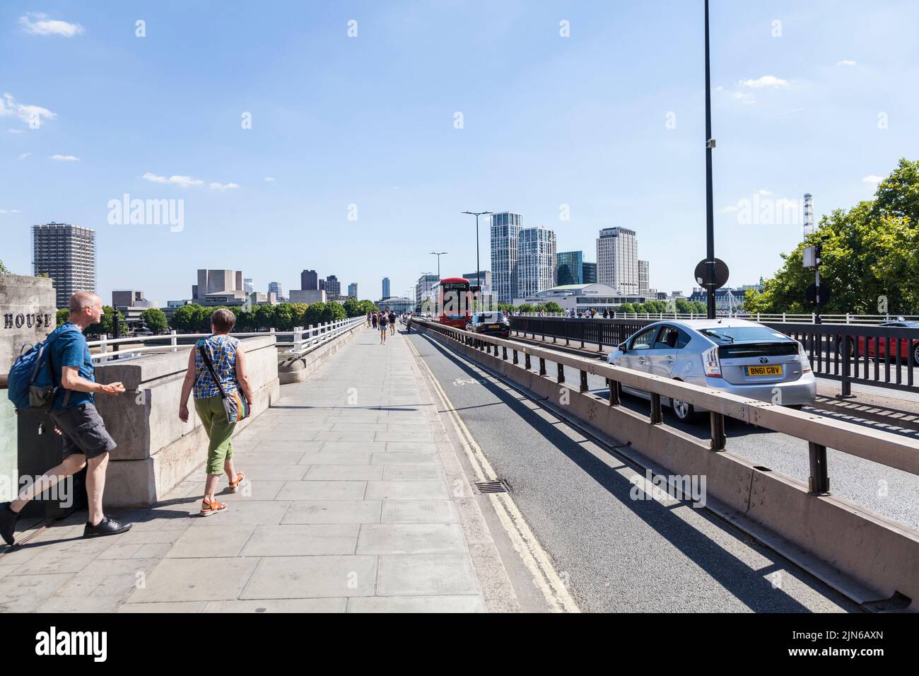 Waterloo Bridge,London,England,UK Stock Photo