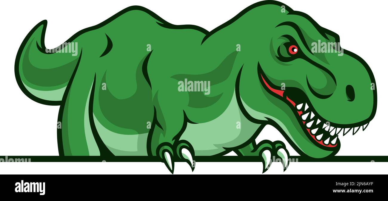 Upper Body of Aggressive Tyrannosaurus Rex (T Rex Stock Vector Image & Art Alamy