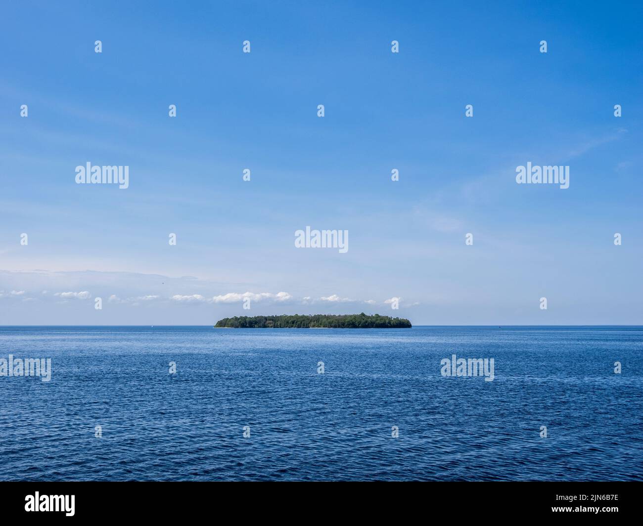 Island in Lake Michigan off Door County Wisconsin USA Stock Photo - Alamy