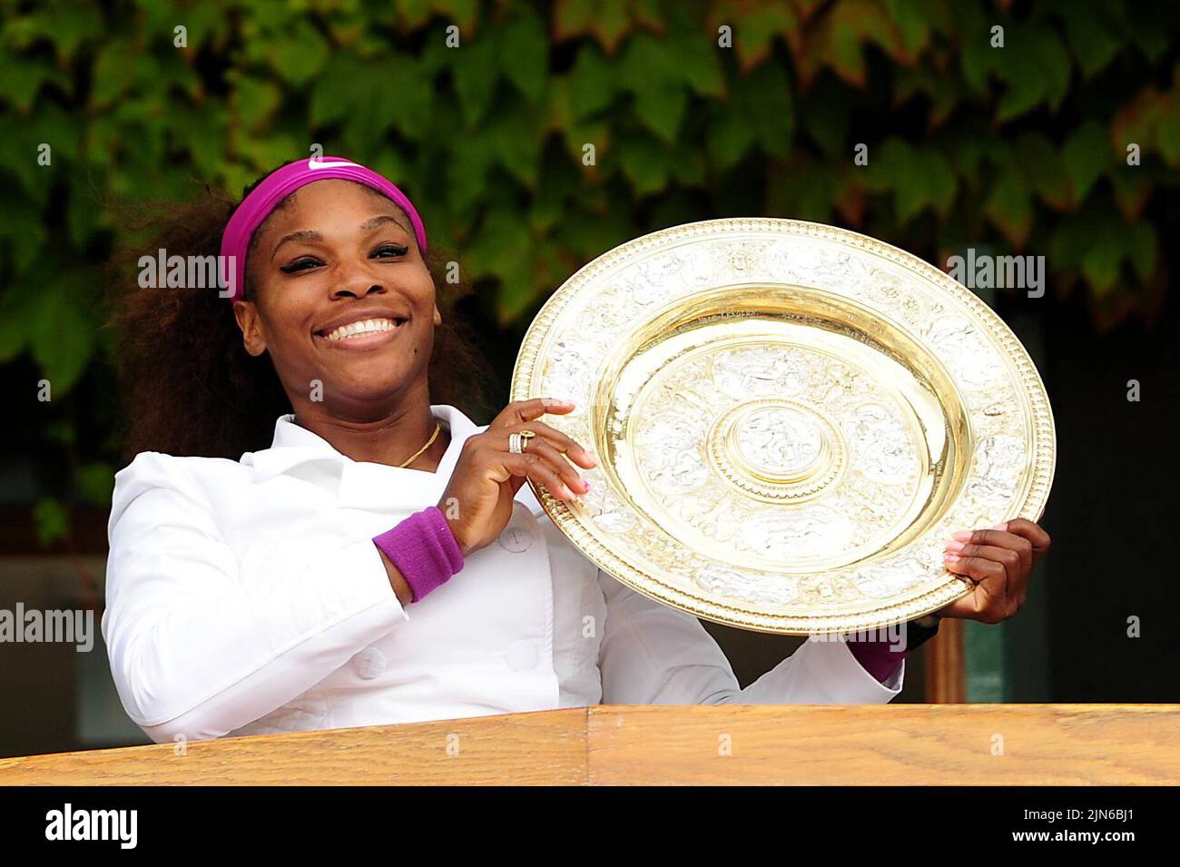 File photo dated 07-07-2012 of Serena Williams, who has announced her imminent retirement from tennis. Issue date: Tuesday August 9, 2022. Stock Photo