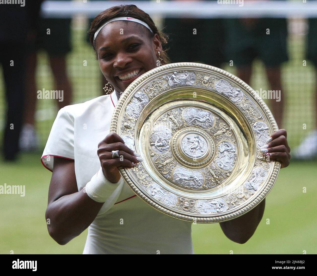 File photo dated 03-07-2010 of Serena Williams, who has announced her imminent retirement from tennis. Issue date: Tuesday August 9, 2022. Stock Photo