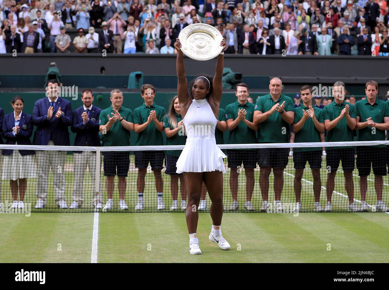 File photo dated 09-07-2016 of Serena Williams, who has announced her imminent retirement from tennis. Issue date: Tuesday August 9, 2022. Stock Photo