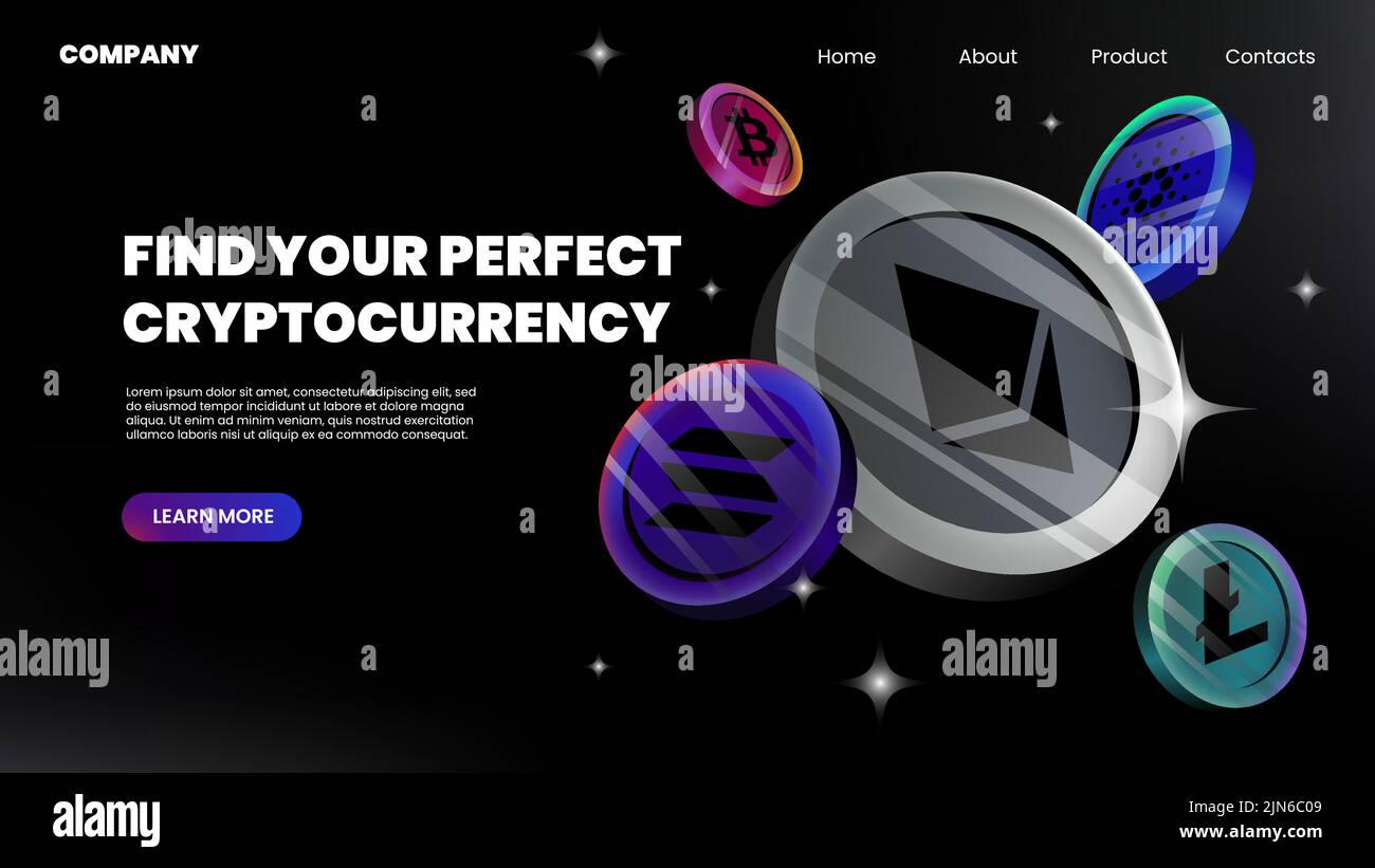 Cryptocurrency exchange platform isometric landing page vector template.  Blockchain service website design layout. Crypto currency investments,  market, banking. Fintech 3d concept Stock Vector Image & Art - Alamy