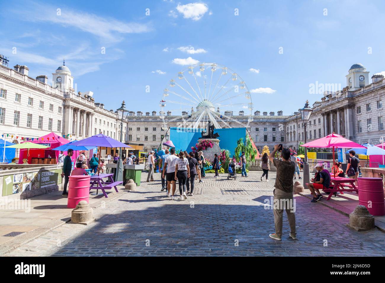 This Bright Land at Somerset House in London,England,UK Stock Photo