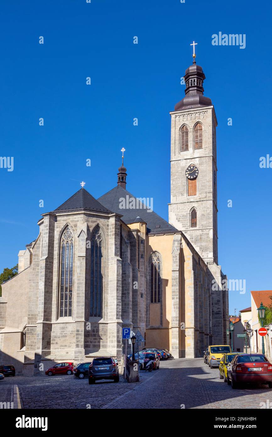 Goticky kostel sv. Jakuba z 1330, UNESCO, Kutna Hora, Ceska republika / gothic st. Jacob church from 1330, UNESCO, Kutna Hora, Czech republic Stock Photo