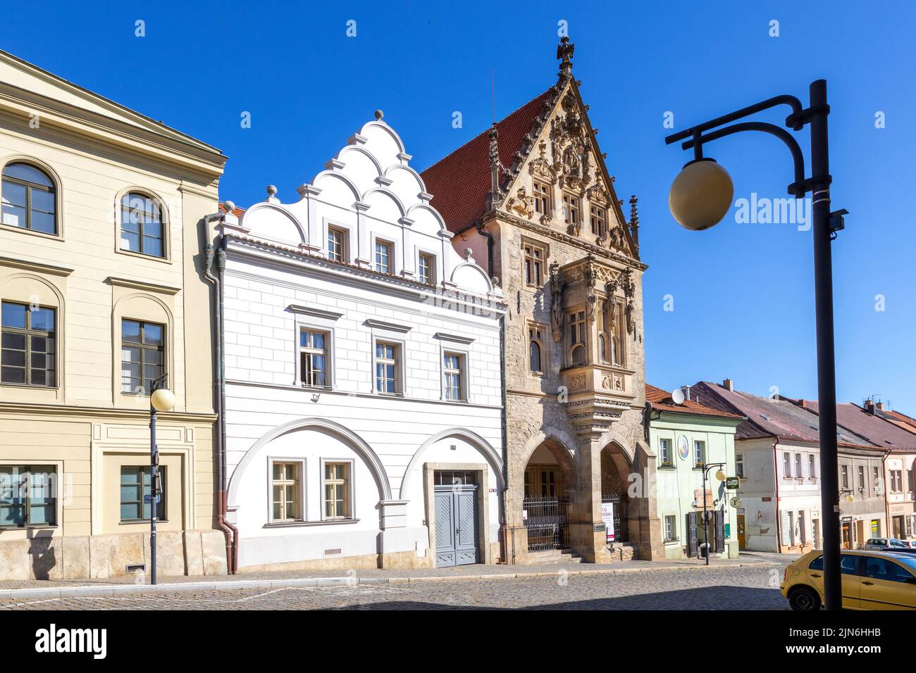 Goticky mestansky kamenny dum, museum, UNESCO, Kutna Hora, Ceska republika / Gothic stony house, UNESCO, town Kutna hora, Czech republic Stock Photo
