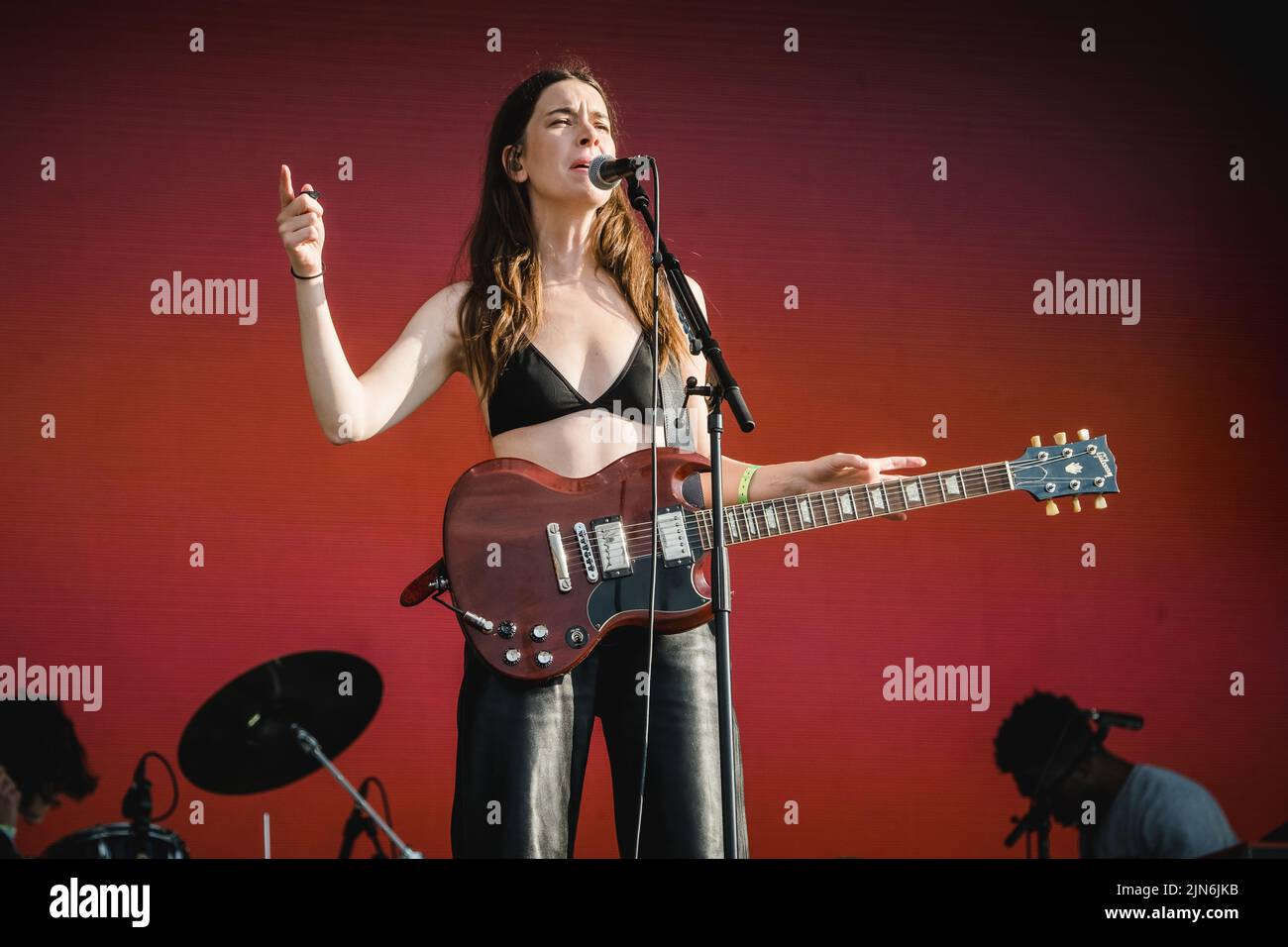 Stockholm, Sweden. 03rd, July 2022. The American pop rock band HAIM ...