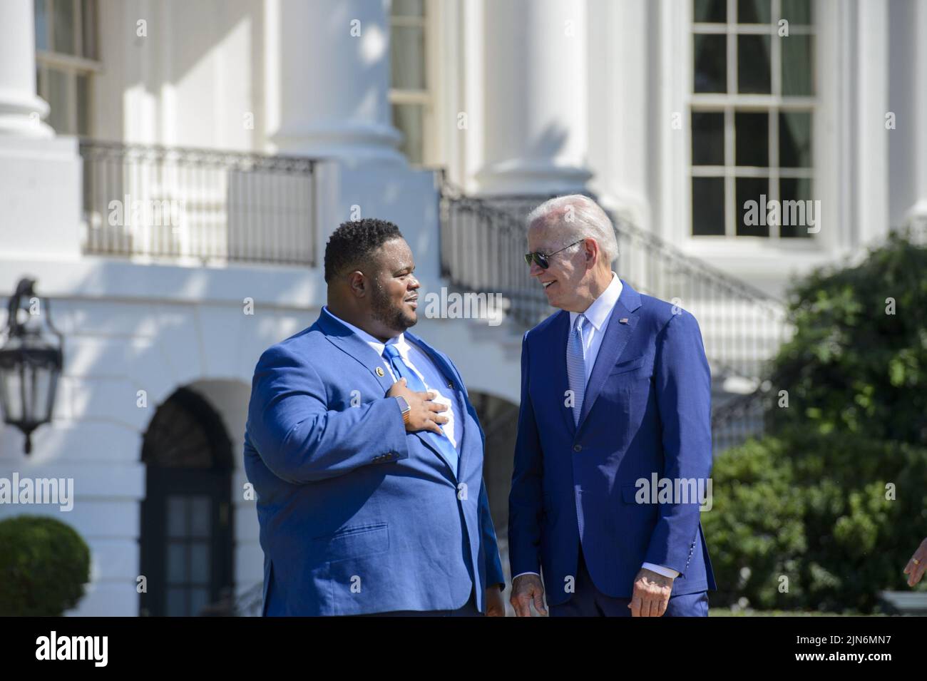 Washington, United States. 09th Aug, 2022. Founder of Spark Charge Josh