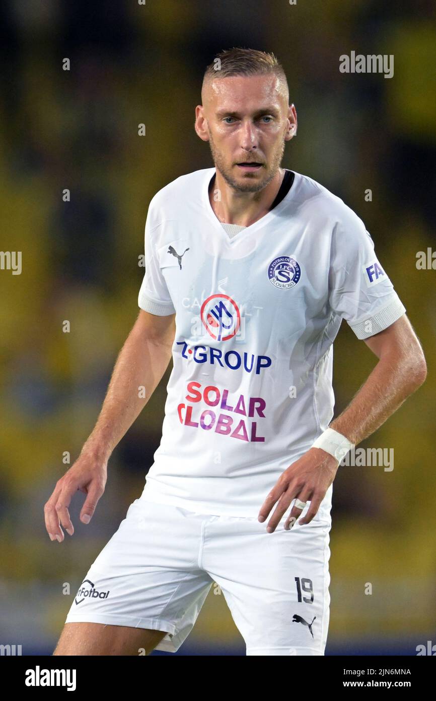 ISTANBUL - Jan Kalabiska of 1 FC Slovacko during the UEFA Europa League ...