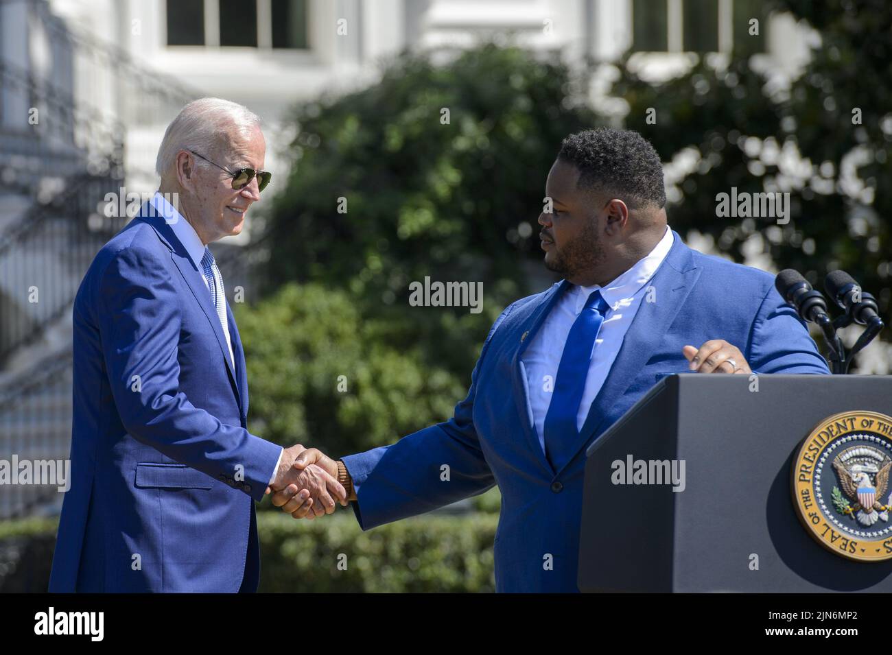 Washington, United States. 09th Aug, 2022. Founder of Spark Charge Josh