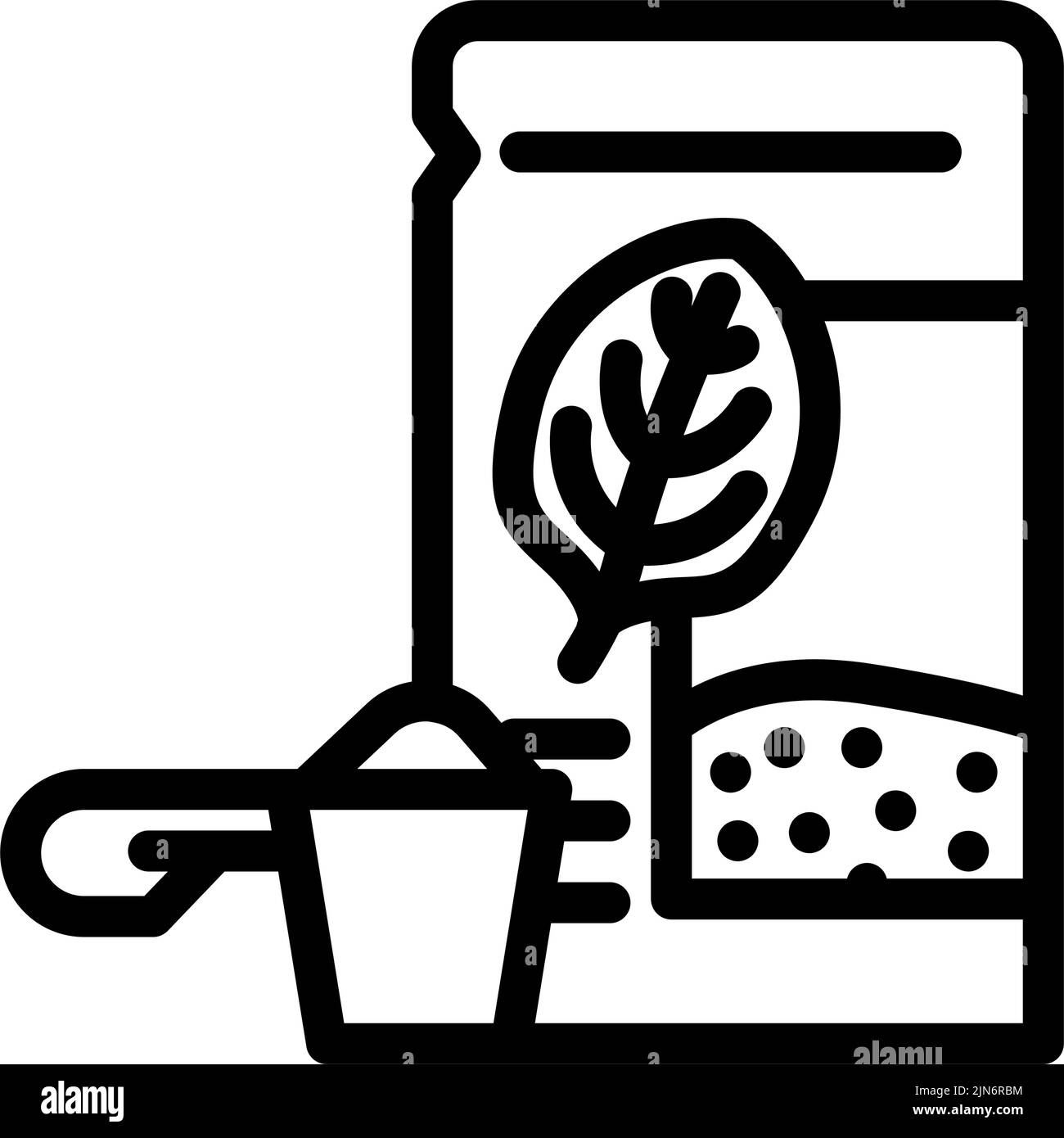 Sports Nutrition Spinach Line Icon Vector Illustration Stock Vector sports-nutrition-spinach-line-icon-vector-illustration-stock-vector