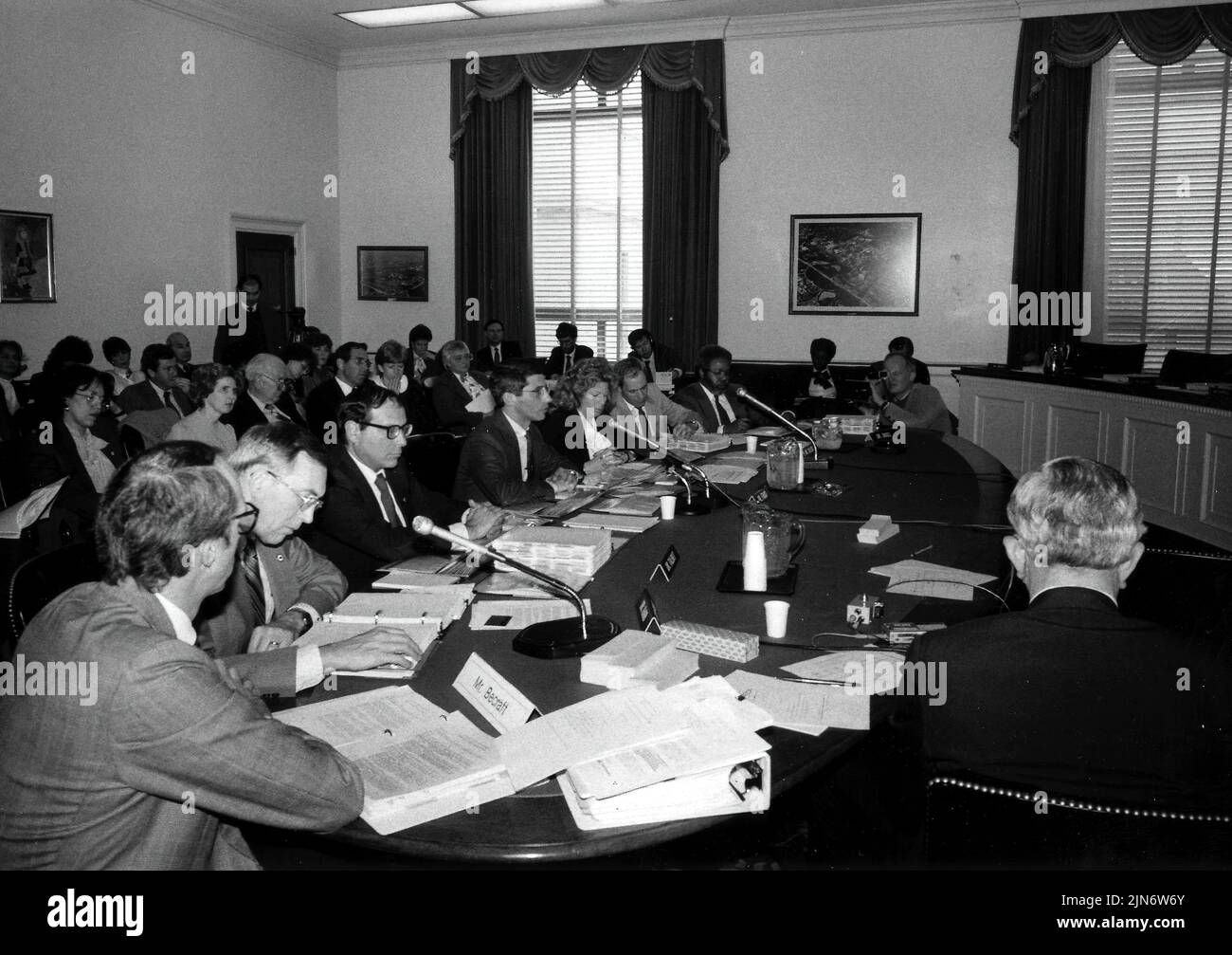 Anthony Fauci at House Appropriations Hearings, Dr. Anthony Fauci testifying at a house appropriations hearing in 1987. Credit: NIAID Stock Photo